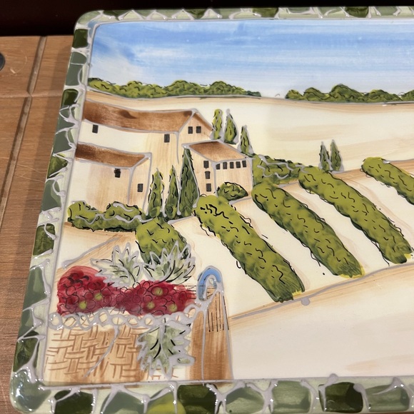 Vintage DOLCE VITA S&F Studio large serving platter. Beautiful perfect condition - Picture 2 of 6